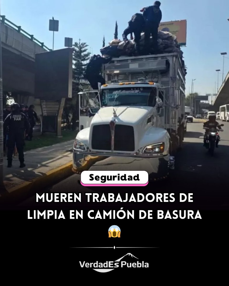 VerdadEsPue's tweet image. 🚨 Mueren trabajadores de limpia en Naucalpan 😱

Iban a bordo de un camión de basura

📢 Investigan lo ocurrido

#Edomex #Accidente #VerdadEsPuebla