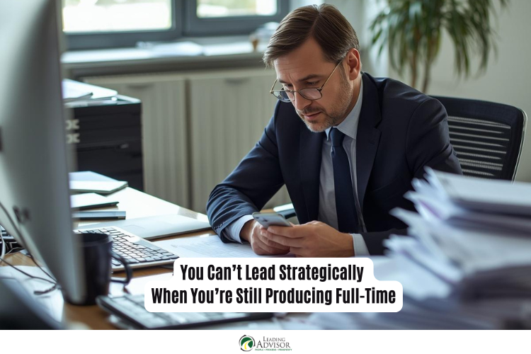 simonreilly's tweet photo. You can’t lead strategically while producing full-time.

Production = urgency.
Leadership = space.

It’s not a time problem.
It’s a role conflict.

If your calendar is full of client work, strategy will always lose.

Growth requires leadership time.

👉 https://t.co/Pn2uUsyf9P https://t.co/6MOYyfy14B
