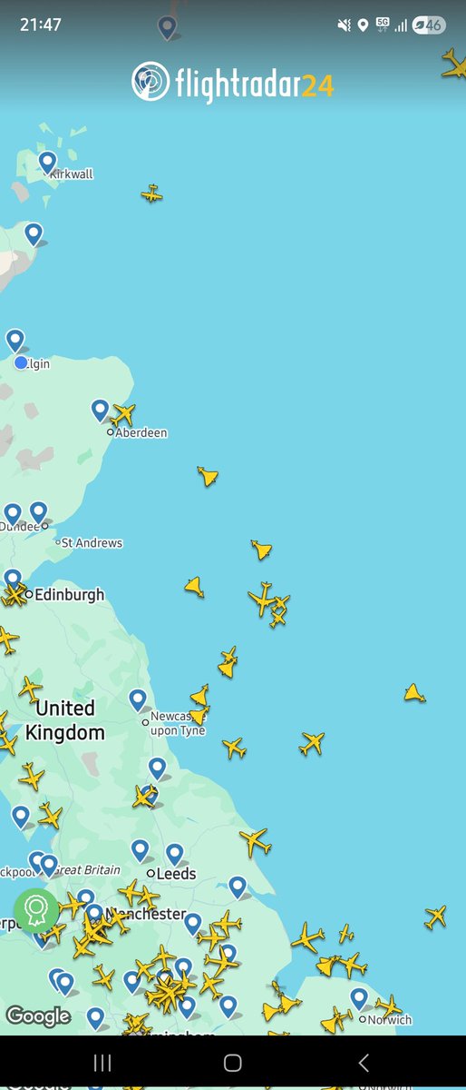 mythSCO's tweet photo. @WarMonitor3 Wondered what the racket was before, they went up bloody damn quick up here. Lots of birds in the sky but they were training in similar area last night https://t.co/pfcovPjMpJ