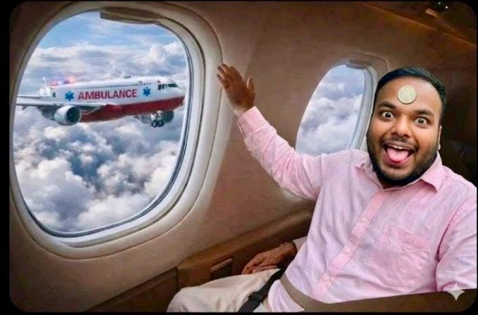 ChoudharyS1054's tweet image. khee khee giving way to Air Ambulance 😂😂😂😂
#FEKU 
#LIAR  #modani