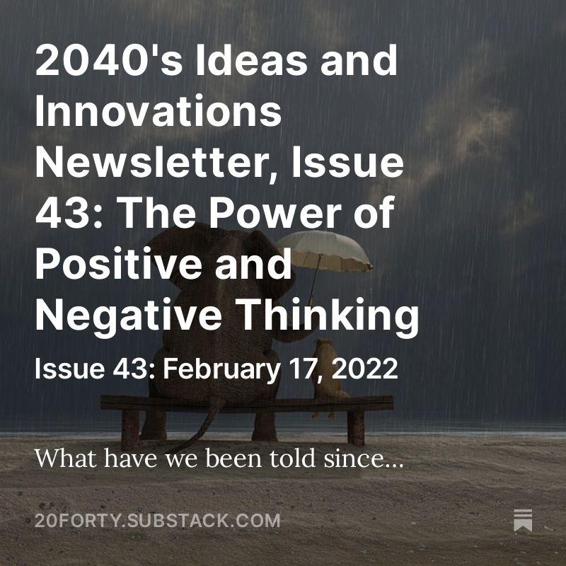 novakkevin's tweet image. Is there power in both positive and negative thinking? #problemsolving #change #changemanagement #facts #reality #context #transformation #datadriven #roles
Check out this article for more insights: 
hubs.ly/Q049tgx10