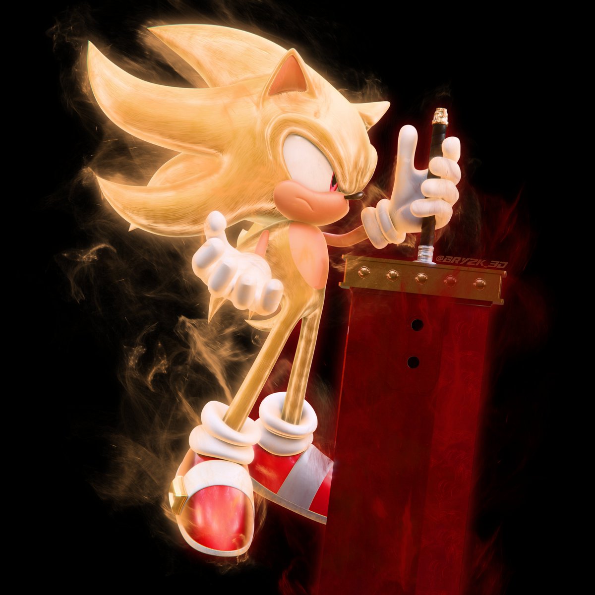 BRY2K_3D's tweet image. This was supposed to be just another test render of the FFSX sword that I was going to cancel because I thought the pose was too basic.

I was convinced to finish it, and now I understand why. Sometimes, what we discard is where the potential lies.
#sonicthehedgehog #blender