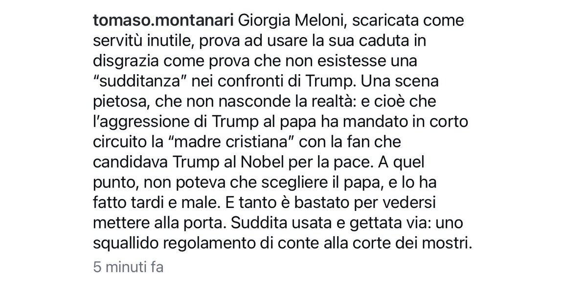 “…uno squallido regolamento di conti alla corte dei mostri”.

Il professor Montanari trova sempre le parole giuste.
#dimartedì