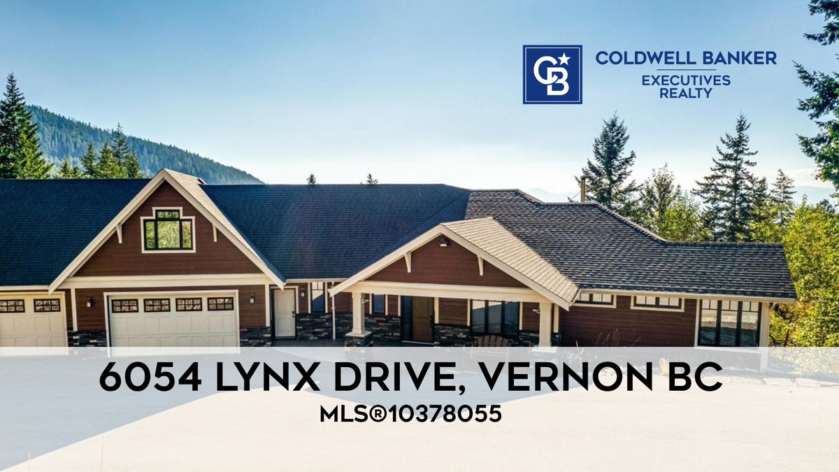cbexecsrealty's tweet photo. New Listing: MLS®10378055
6054 Lynx Drive, Vernon
Blaine Martian
Personal Real Estate Corporation, REALTOR®
Telephone: 250-309-0109
Coldwell Banker Executives Realty

Welcome to this custom designed 5-bedroom rancher offering over 5,000 sqft of beautifully finished living space. https://t.co/ff1tNh5rV2