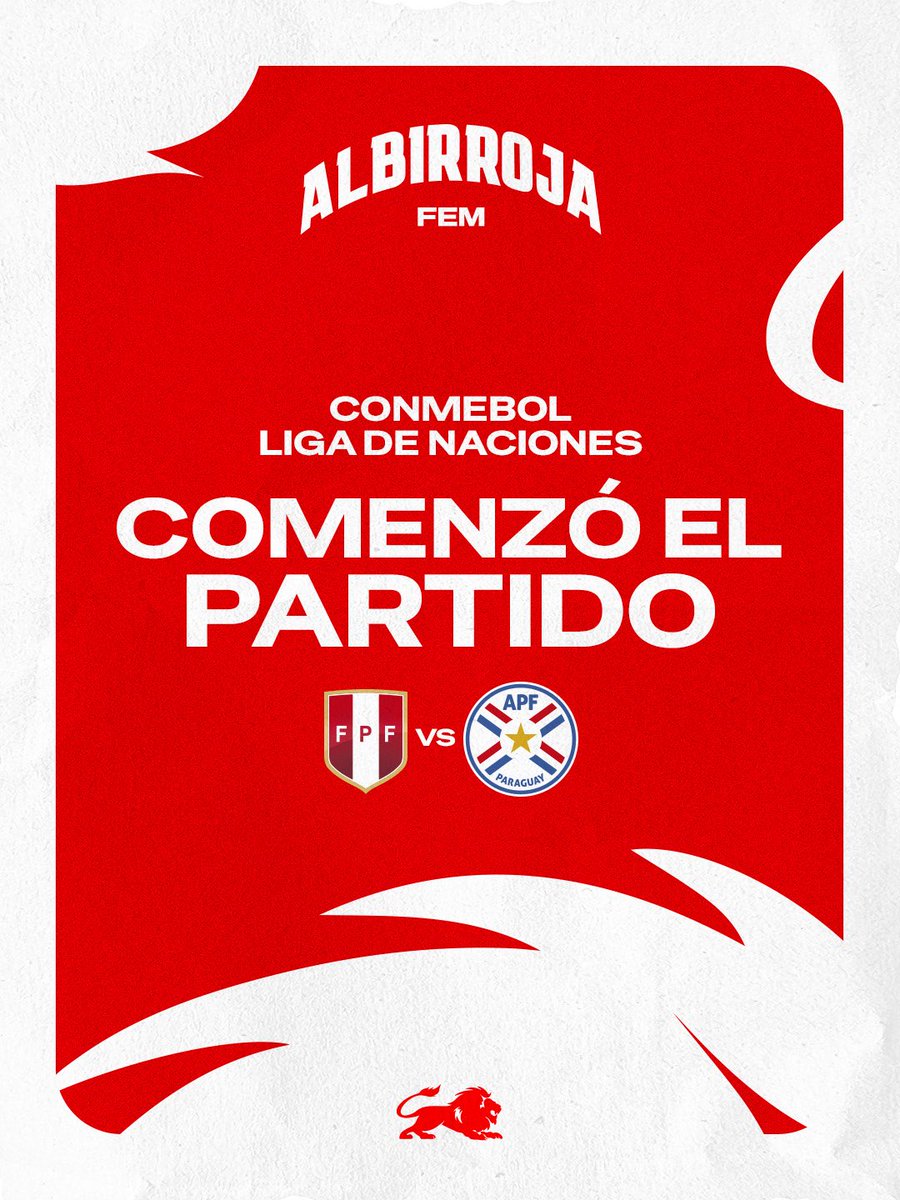 Albirroja's tweet image. 🗣️ ¡Ya juega la #AlbirrojaFEM! ⚪🔴

🇵🇪 #Perú 0
🇵🇾 #Paraguay 0

⚽ CONMEBOL #LNF - Fecha 6 
💻 En vivo por 👉 lnk.ec/LZ8xjK

#VamosParaguay 🇵🇾
