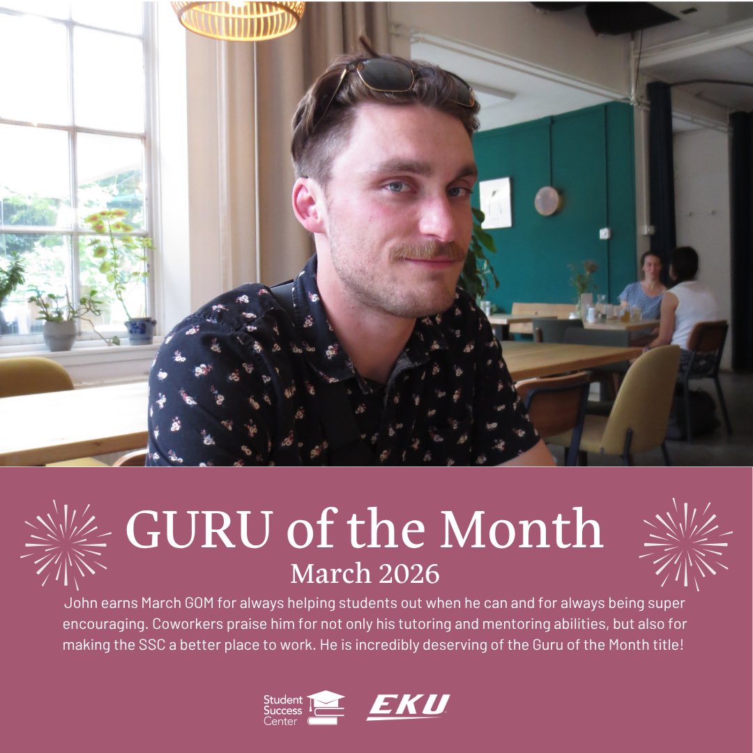 Congratulations to John, our March Guru of the Month! ⭐️