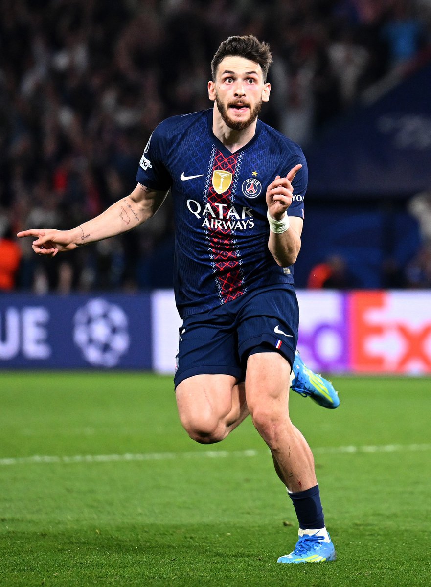 Khvicha Kvaratskhelia has scored or assisted 13 goals (8 goals &amp; 5 assists) in the Champions League this season. Only Kylian Mbappé has managed more (15).