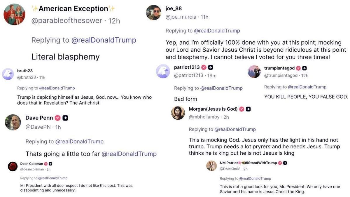 watson_serves's tweet photo. People be mad. #TrumpBible #trumpistheantichrist
#trump https://t.co/shxBKCG1MP