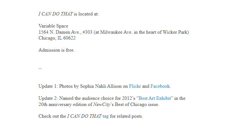 TheJennyLam's tweet image. (Yes, this really was the original official press release I wrote back then: artistsonthelam.blogspot.com/p/i-can-do-tha…

#CommunityBuilding #ContemporaryArt #FineArt #Art #Artwork #Artist #Creativity #Creative #Painting #Writing #Writer)