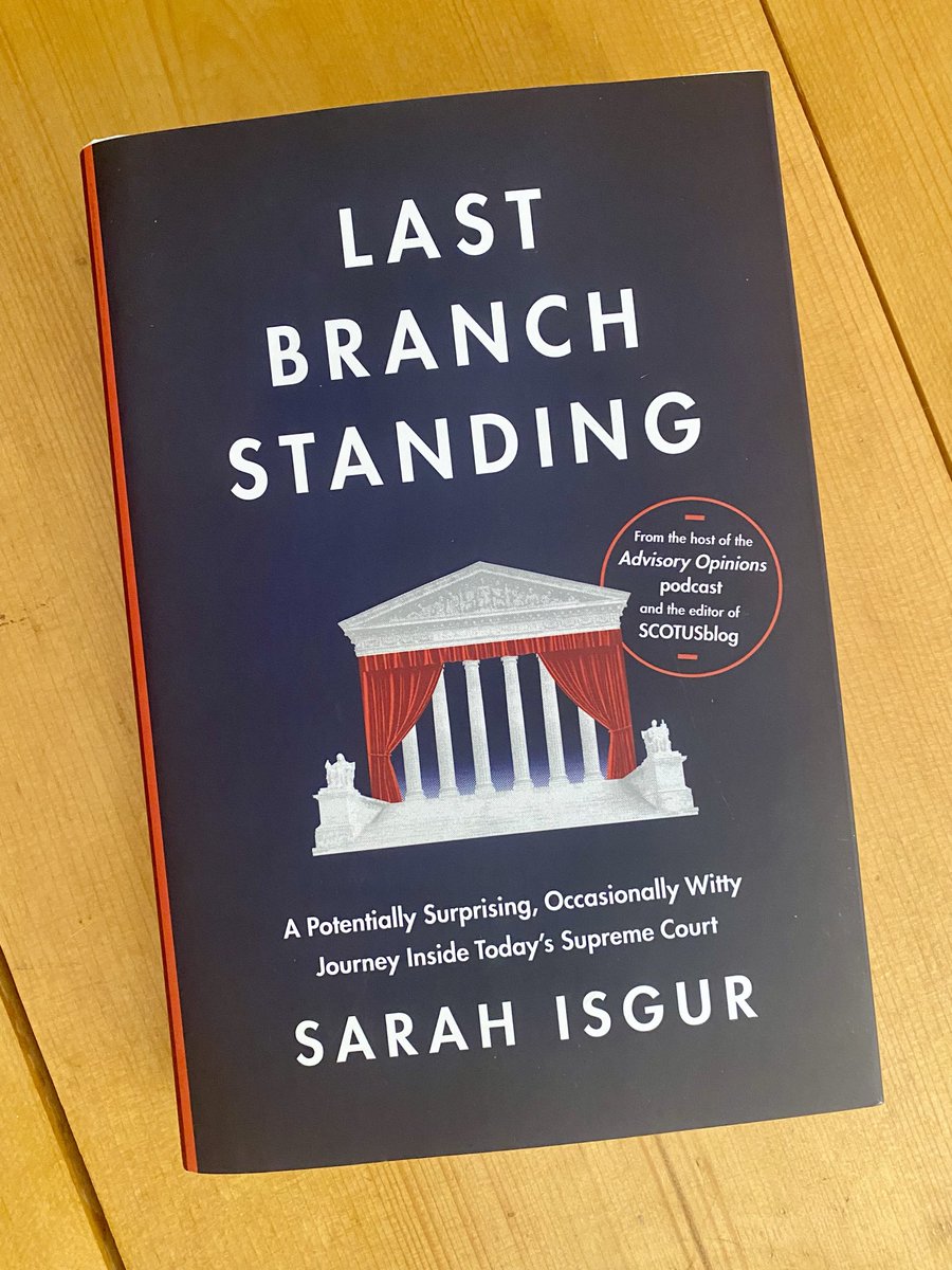BoyleBri's tweet photo. Congrats to @whignewtons on her book release! Great reading as the Court heads into the end-of-term sprint. https://t.co/rPZ4ERyyNE