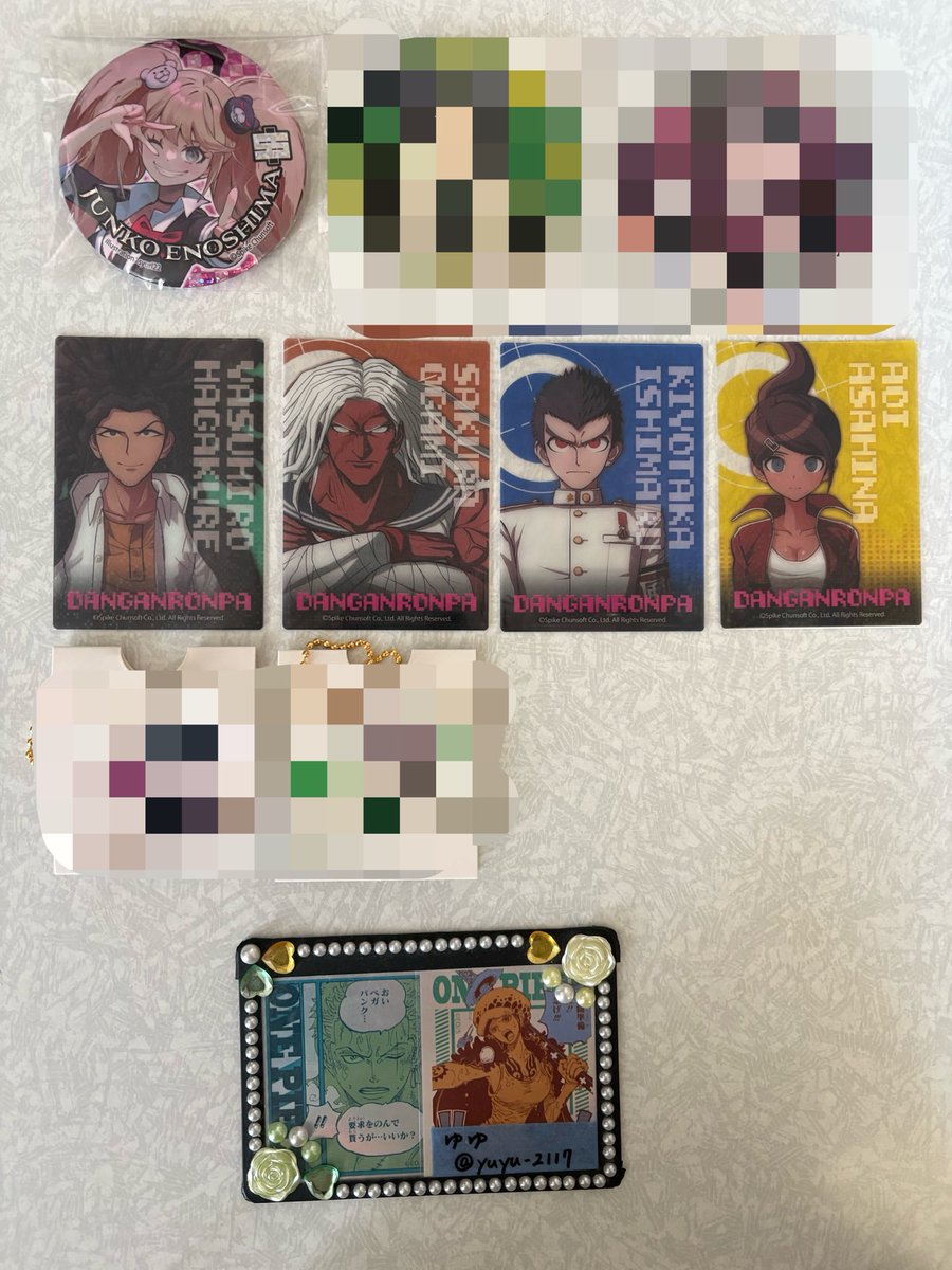 yuyu_2117's tweet photo. ダンガンロンパ DAISO 交換譲渡買取

譲り▶︎画像参照
求め▶︎同異種セレス or 定価+送料
（異種ペイント優先）

交換譲渡優劣なし
次回発送日が21日でも問題ない方のみ
⚠️初回様プロカ必読
お声がけお待ちしております🙇‍♀️ https://t.co/yhGbzaXp6n