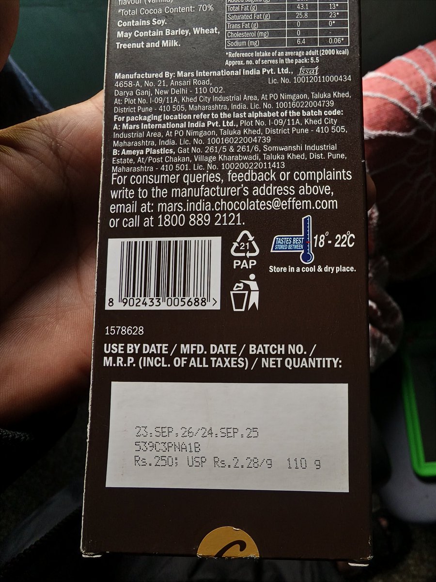 Thewestern_bro's tweet photo. Shameful service @ZeptoNow! 😡 Received a TAMPERED Galaxy Chocolate with a BROKEN SEAL. This is a blatant food safety violation.
Your bot denied the refund and email support is silentAre you guys selling contaminated food now?
Order ID: #HTHQOGZRT76558 @zeptocares
@fssaiindia https://t.co/SDKi6vzFHS