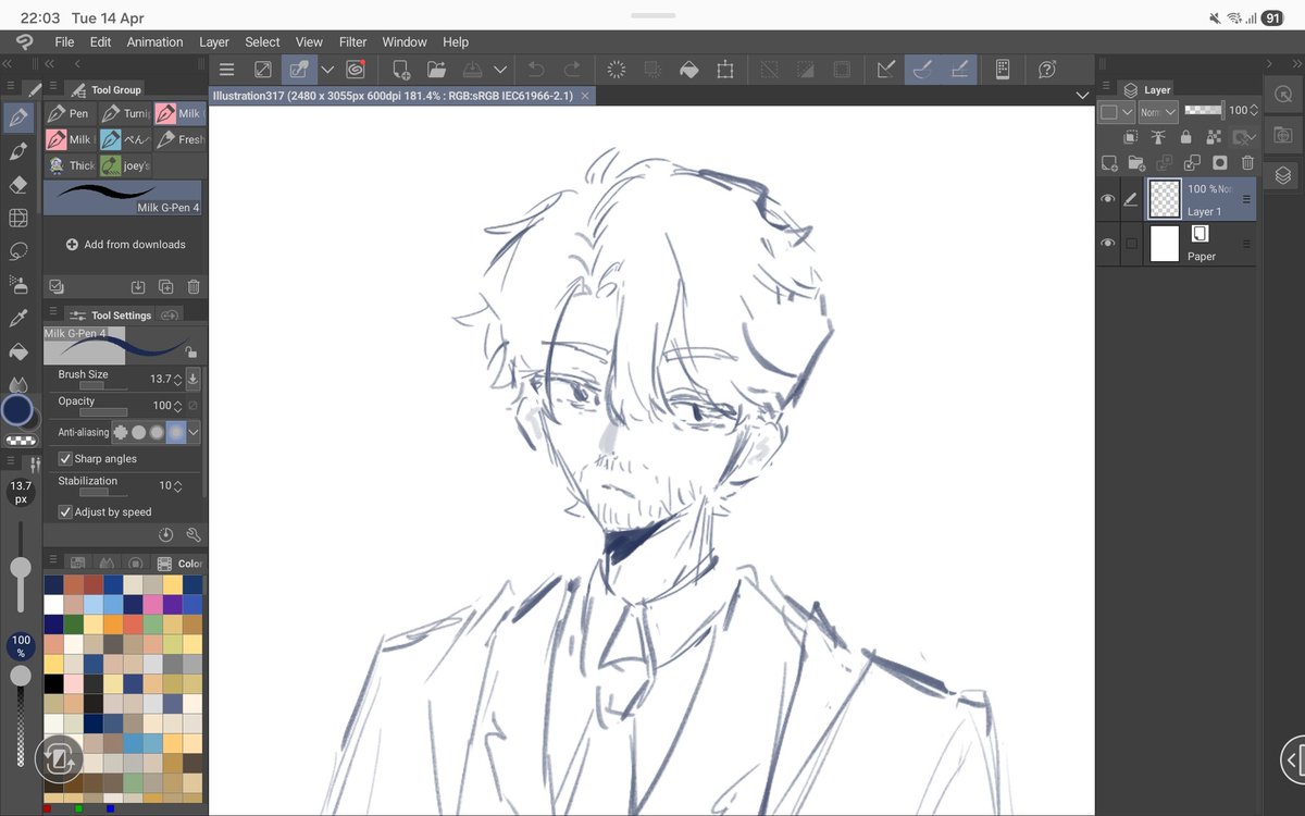 ratsijaR_'s tweet image. Close up of avery
Im still working on how to draw male💔