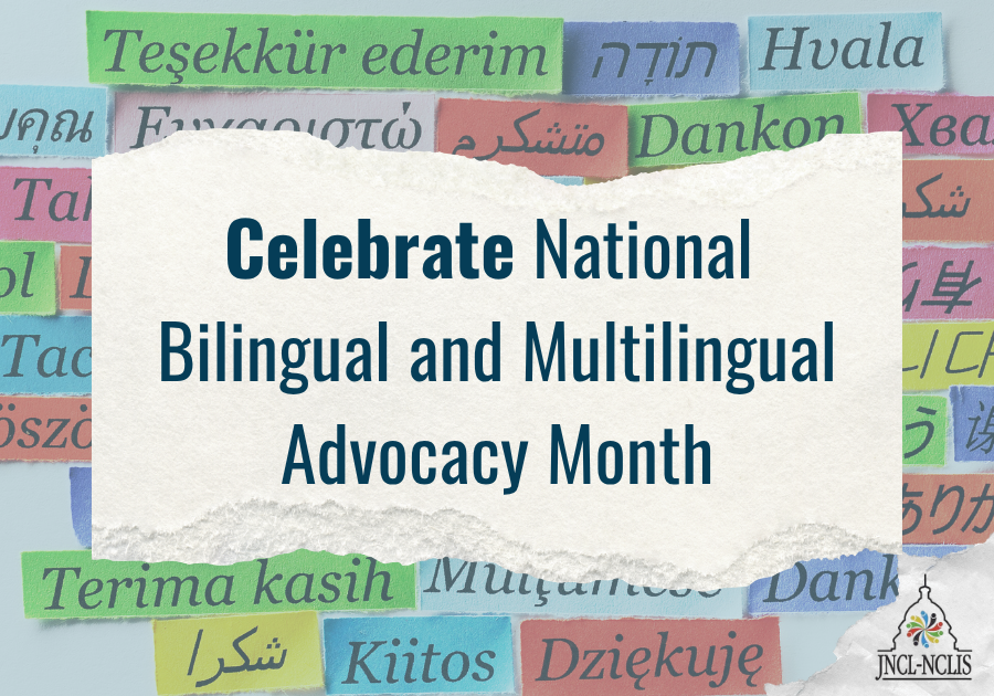 JNCLInfo's tweet image. 🗓️ April is National #Bilingual and #Multilingual Learning #Advocacy Month! How has language learning shaped your story? Share your experience and help us highlight the power of our community.