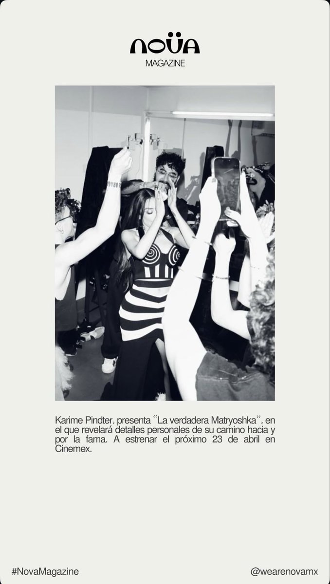 Eres noticia, eres tendencia. Estados Unidos y México son testigos de este lanzamiento. No es solo un documental, no es una biografía: es el recorrido de un sueño hecho realidad.

#karimepindter