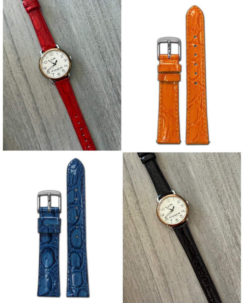 PanatimeStraps's tweet photo. This glossy embossed gator leather watch band is designed as a refined women’s watch band, compatible with Michele watches and similar styles.

Available in quick release in 16mm, 18mm, and 20mm in multiple colors. 

🛒  https://t.co/w5YafclVkt https://t.co/gpZprIyUSd