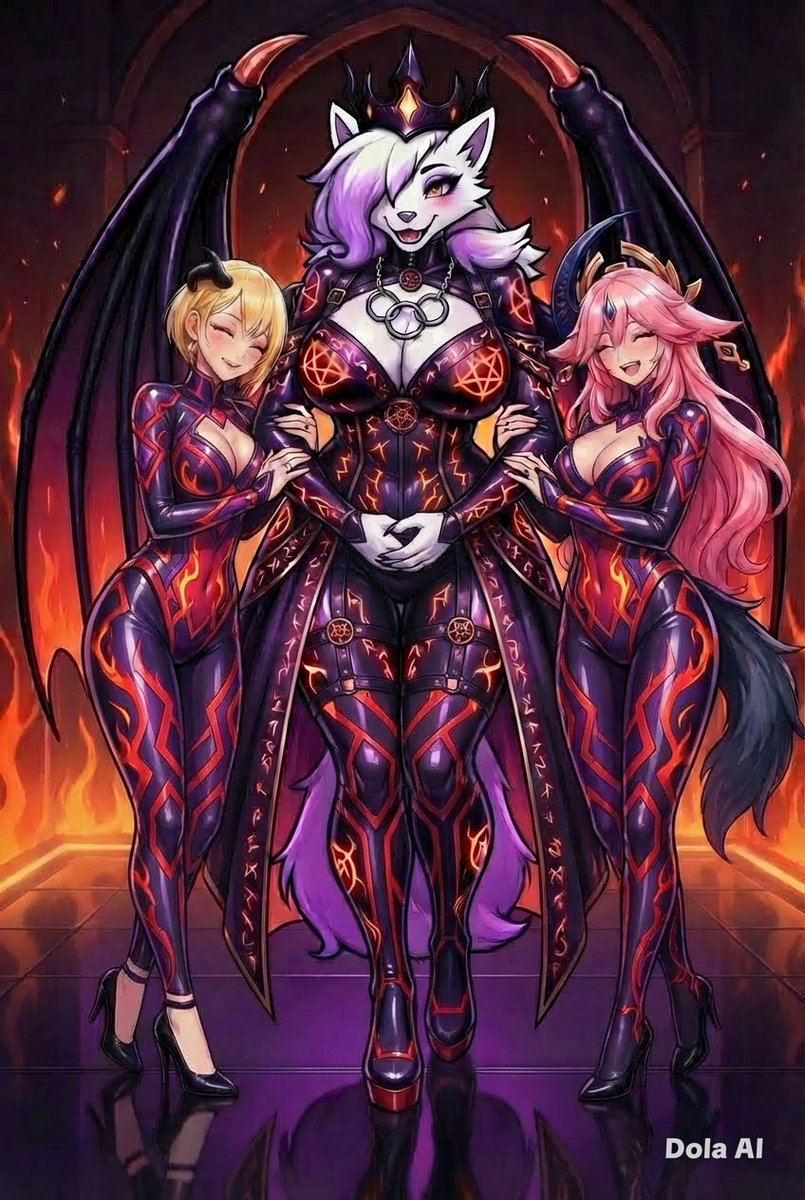 Latex demon raku (zoroark) tweet media