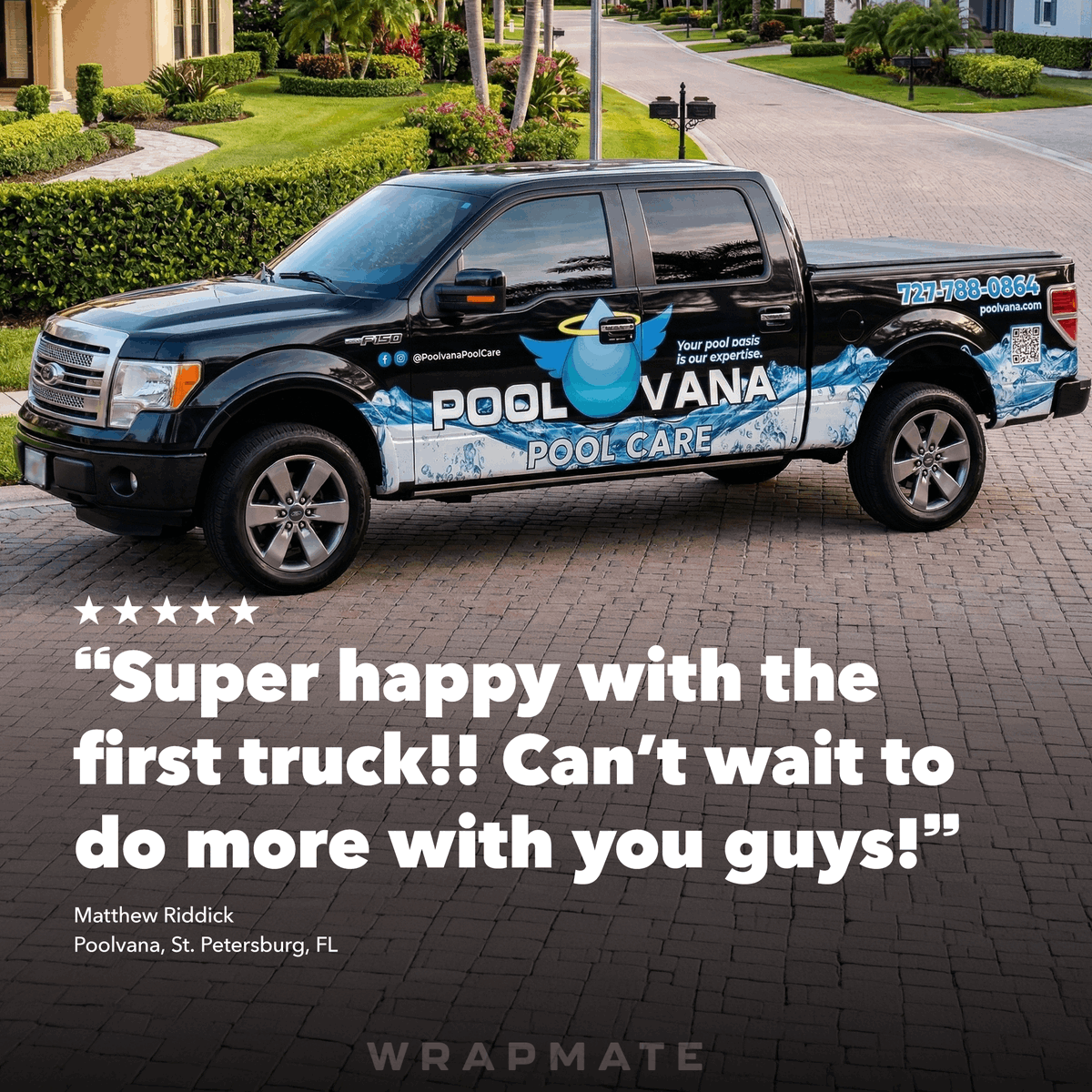wrapmate's tweet image. Grateful for customers like Matthew and proud to bring Poolvana’s brand to life on the road. They’re making waves and we’re just getting started 💧🚛

#Poolvana #MakingWaves #TruckWraps #WrapLife #Wrapmate #WrapmatePro