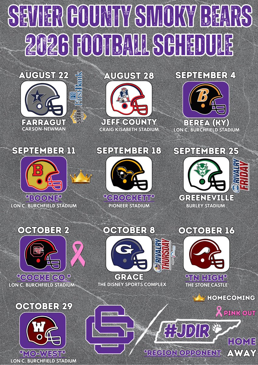Sevier County Smoky Bears Football tweet media