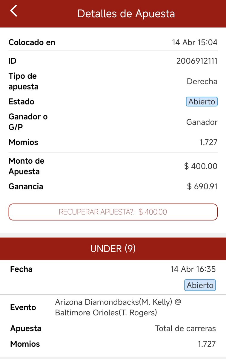 cazapicks333's tweet photo. Ayer la rompimos hoy también 😎💵🫂
Vengaaaa!!!!!! 📈
Pick cazado 🎯 09-04-26
El pick del día.💵💰
Y siempre recuerda:
🪖 Somos cazadores del casino, no presas.
👉 Sígueme y caza con nosotros #Cazapicks #SportsBetting 
#Bets #Picks #tipster #MLBPicks #MLB https://t.co/o6KFjY8xEb