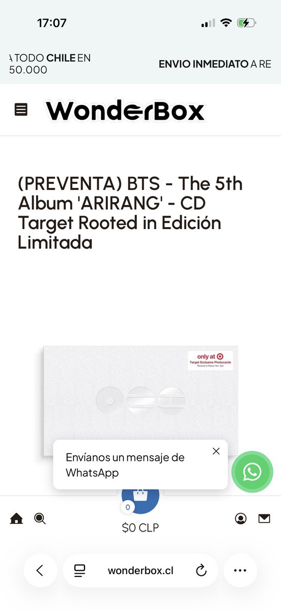 uvita! 🇨🇱 VERÁ A BTS tweet media