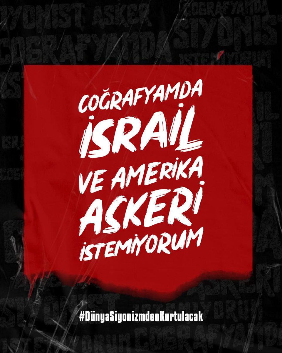 Daglar3's tweet photo. #DünyaSiyonizmdenKurtulacak https://t.co/UQS0HBGYhP