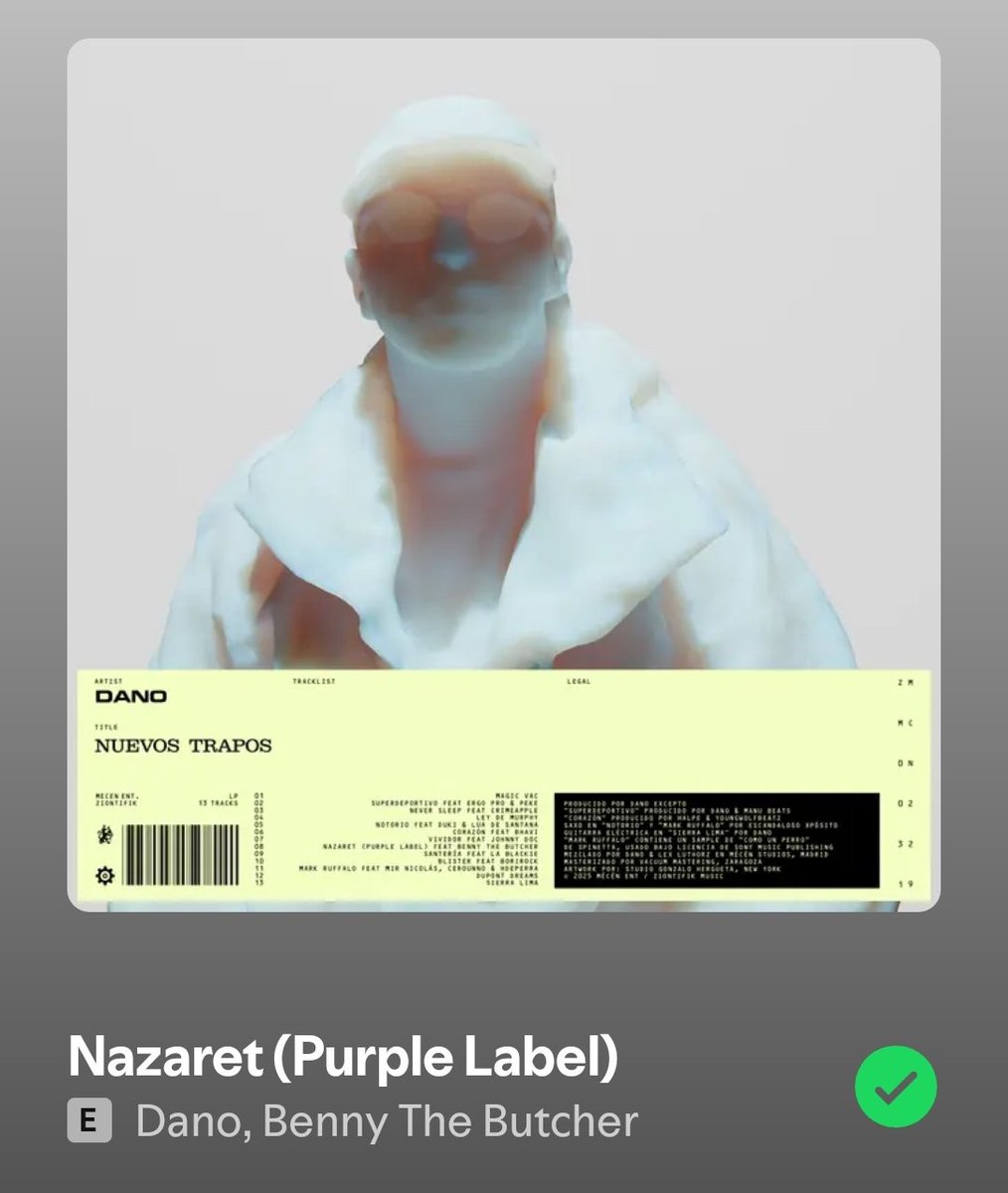 the holy trinity 
Mécèn x Griselda 
Madrid - Buffalo - Tenerife