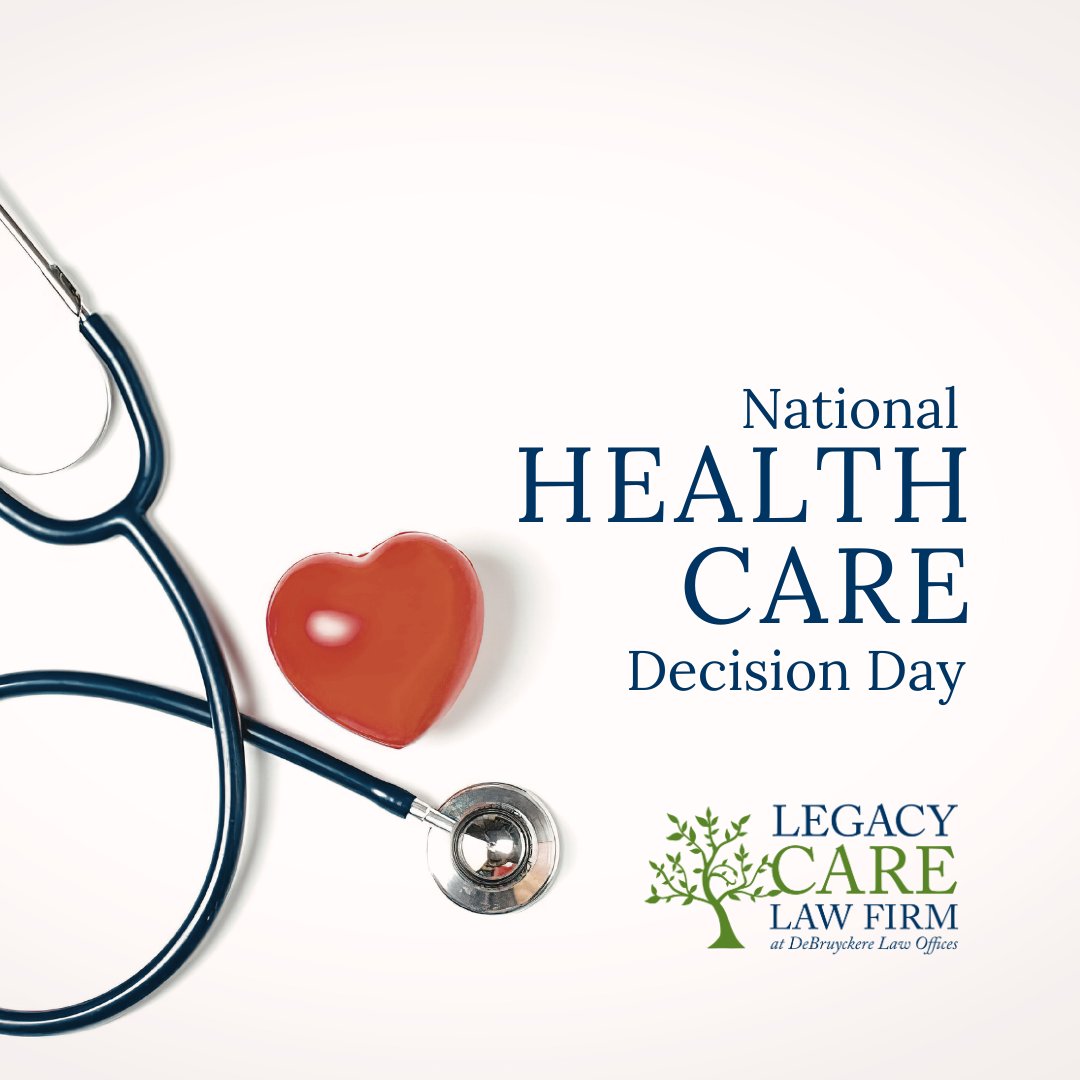 LegacyCareLaw's tweet image. Today is National Healthcare Decision Day. Don't wait until it's too late to have a say in your medical care. A solid health care directive is crucial in any estate plan. Let us help you ensure your wishes are known and respected. 

#HealthCareDirective