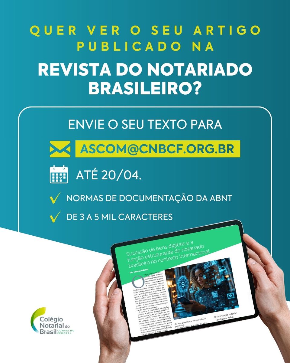 Colégio Notarial do Brasil tweet media
