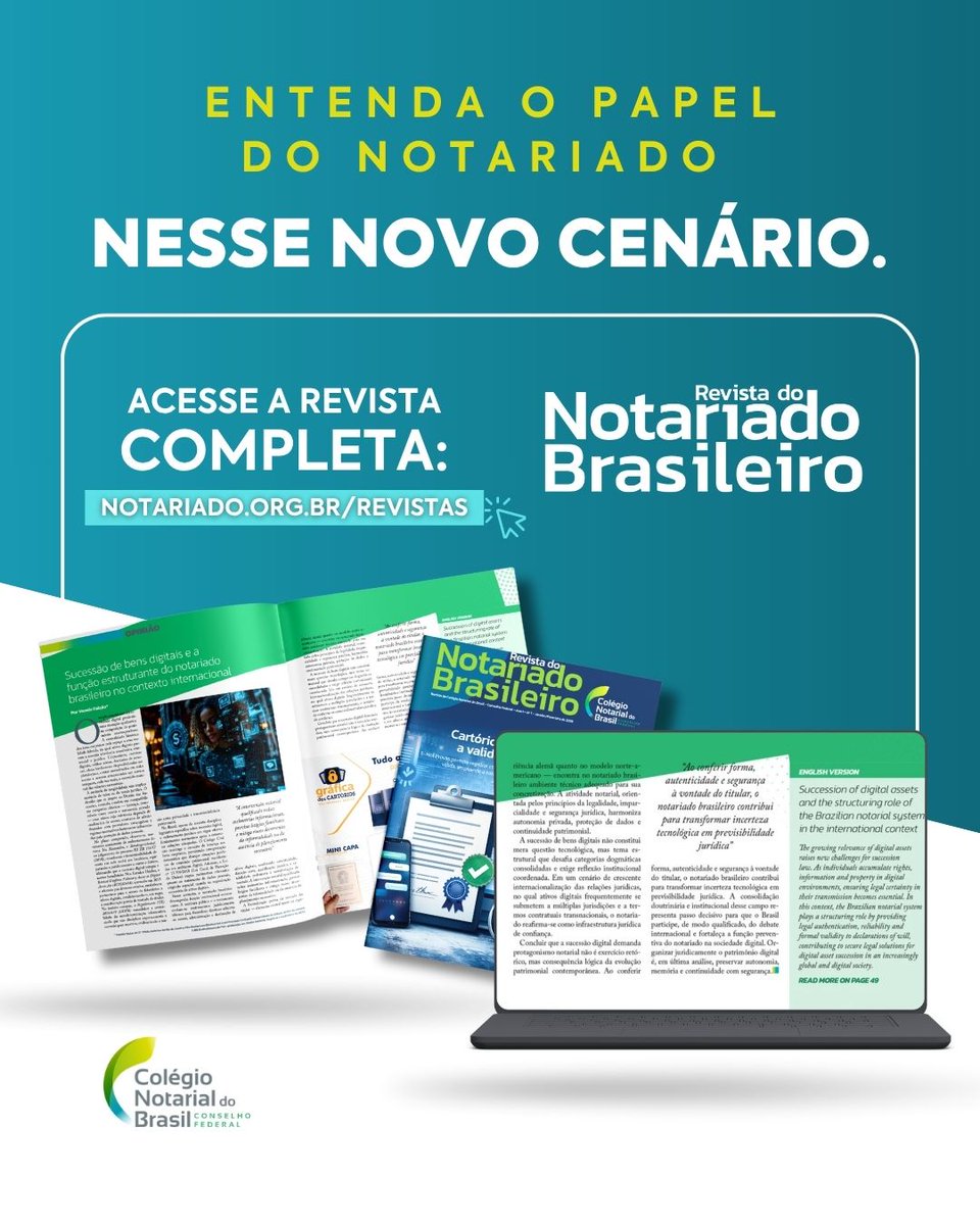 Colégio Notarial do Brasil tweet media