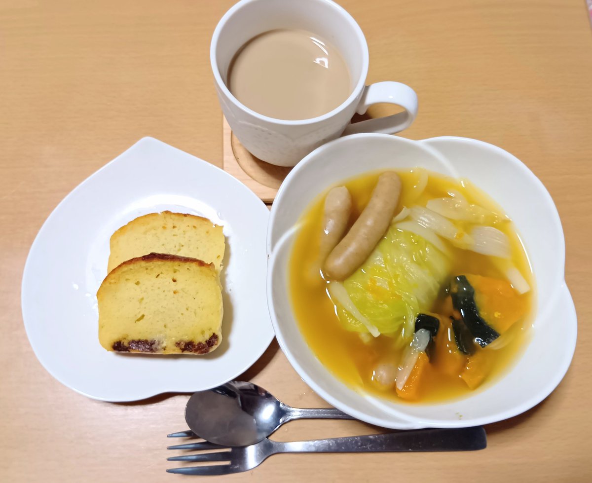 おはようございます!

今朝の朝ごはんいただきます☺