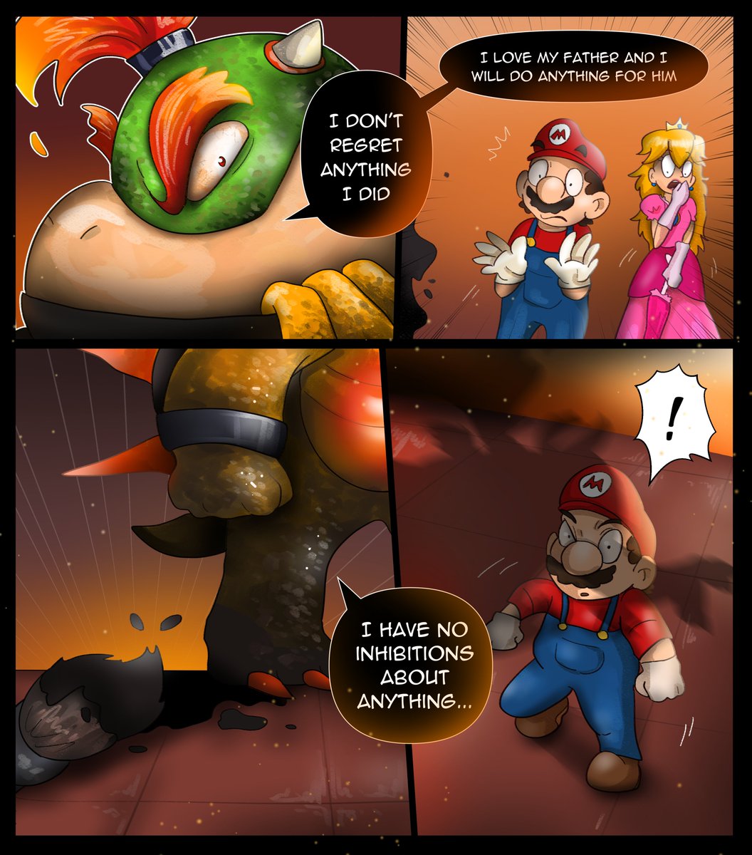 tami_chom's tweet image. seriously maybe this is how I imagined it

#supermario #SuperMarioGalaxyMovie #bowserjr #Doodles #Comicstyle