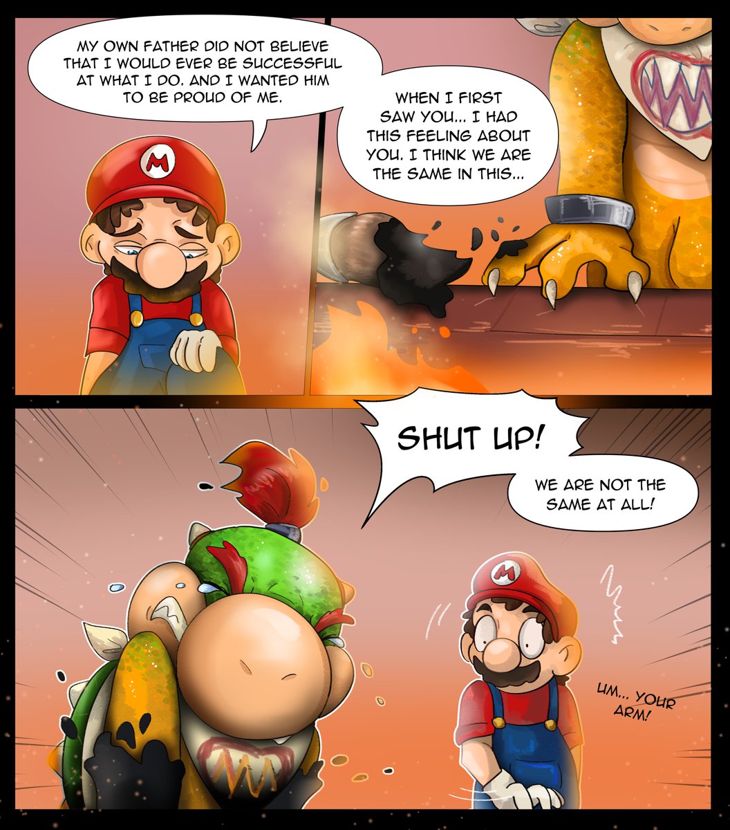 tami_chom's tweet image. seriously maybe this is how I imagined it

#supermario #SuperMarioGalaxyMovie #bowserjr #Doodles #Comicstyle