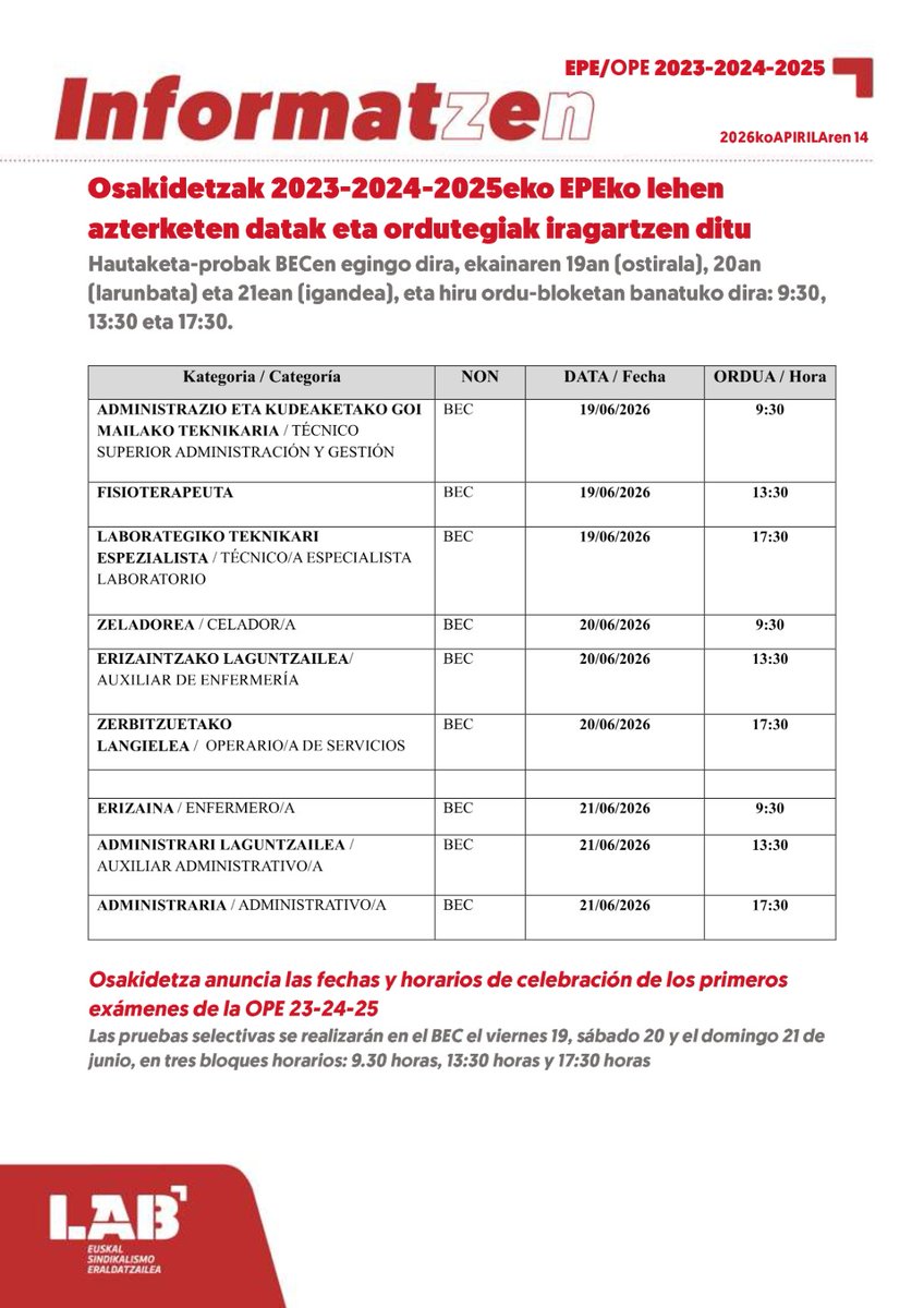 LAB Osakidetza tweet media