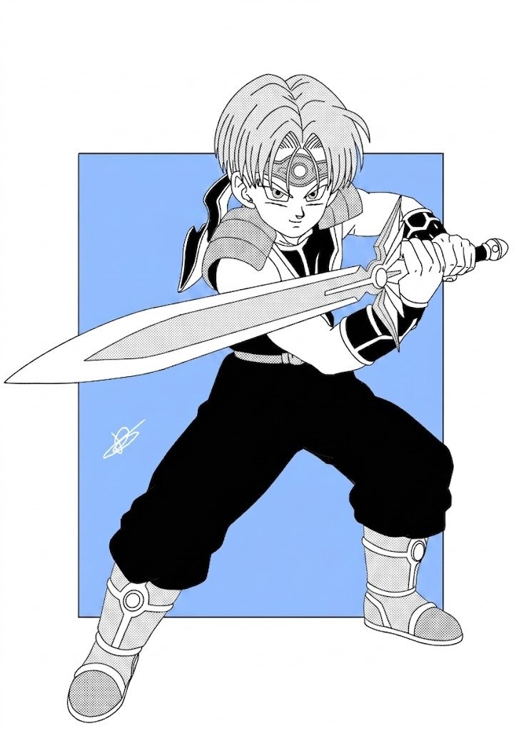 Damsartist1's tweet image. #crossover #dragonquest #dragonball