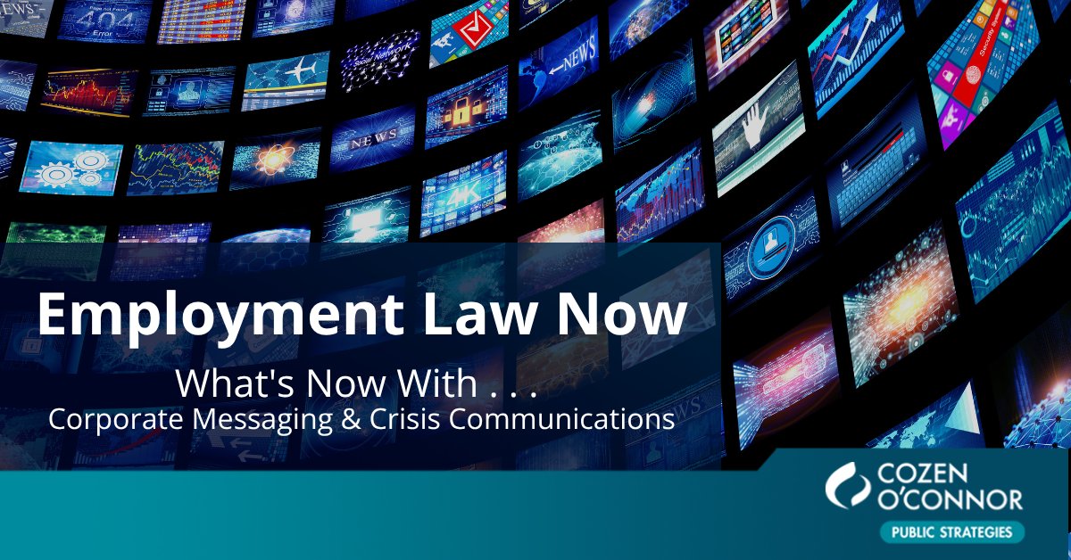 H_SCHWEITZER's tweet image. .#CrisisCommunications doesn’t start when something goes wrong—it starts well before.

Great insights from our head of communications on the Employment Law Now podcast, focused on evolving corporate messaging and how organizations should prepare.

Worth a listen 👇
