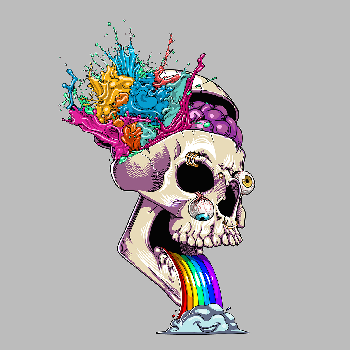 Today the spotlight finds another skull.

Skull Of The Day 💀

Hashed Skull #0046

NFT Art on Solana