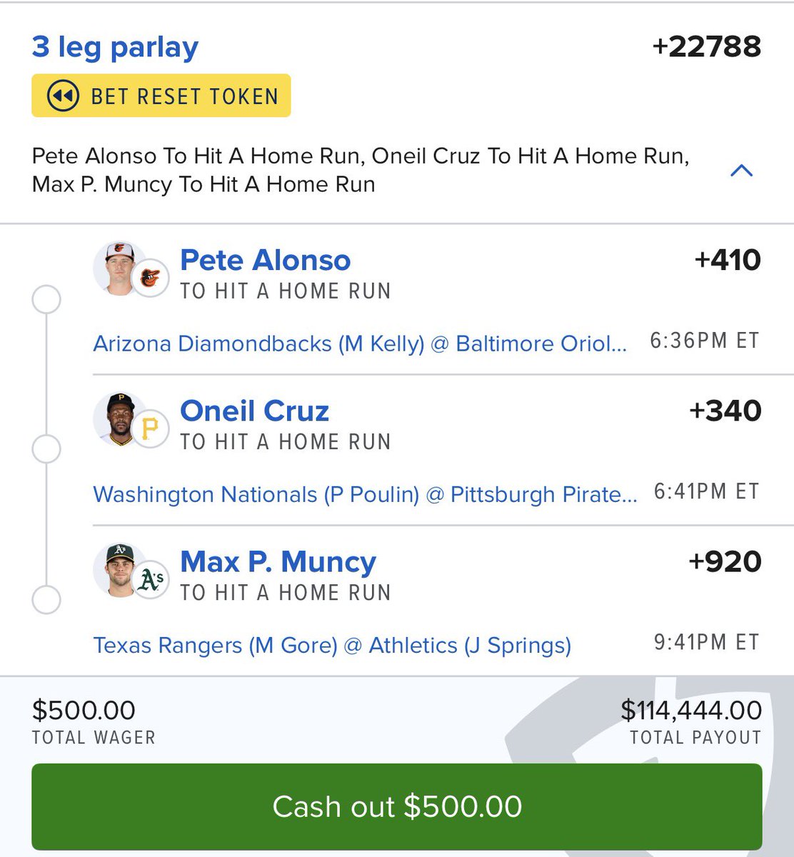 Ryansportspicks's tweet photo. @TommyLocks21 Let’s have a day! I’ll do $500 giveaway if this bangs! https://t.co/oDRQFy1KW0