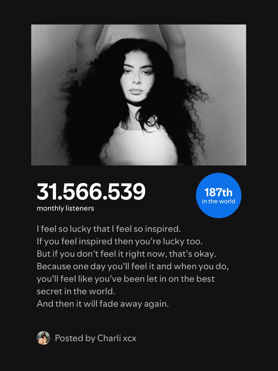 Info Charli xcx tweet media