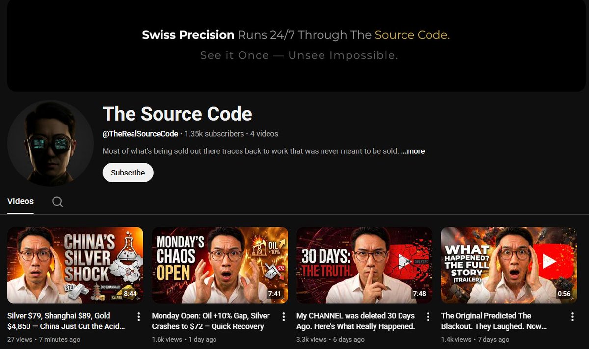 OGJohnAG's tweet image. 🚨NEW VIDEO ALERT. 🚨

The original voice is back on the tape. 

You know where to find it. 

🔗@TheRealSourceCode