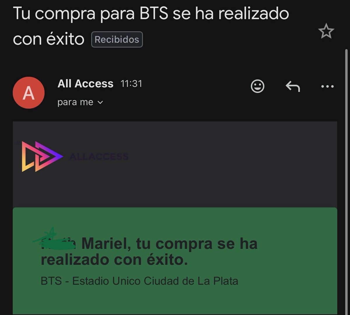 mar VA A VER A BTS 🇦🇷 tweet media