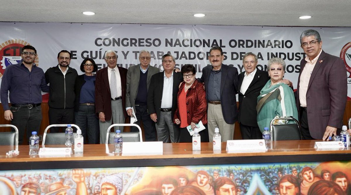 En la sede nacional de nuestra central, se celebró el Congreso Nacional Ordinario del Sindicato Nacional de Guías y Trabajadores de la Industria del Turismo, organización cetemista con más de 50 años de trayectoria en la defensa de las y los trabajadores de un sector estratégico