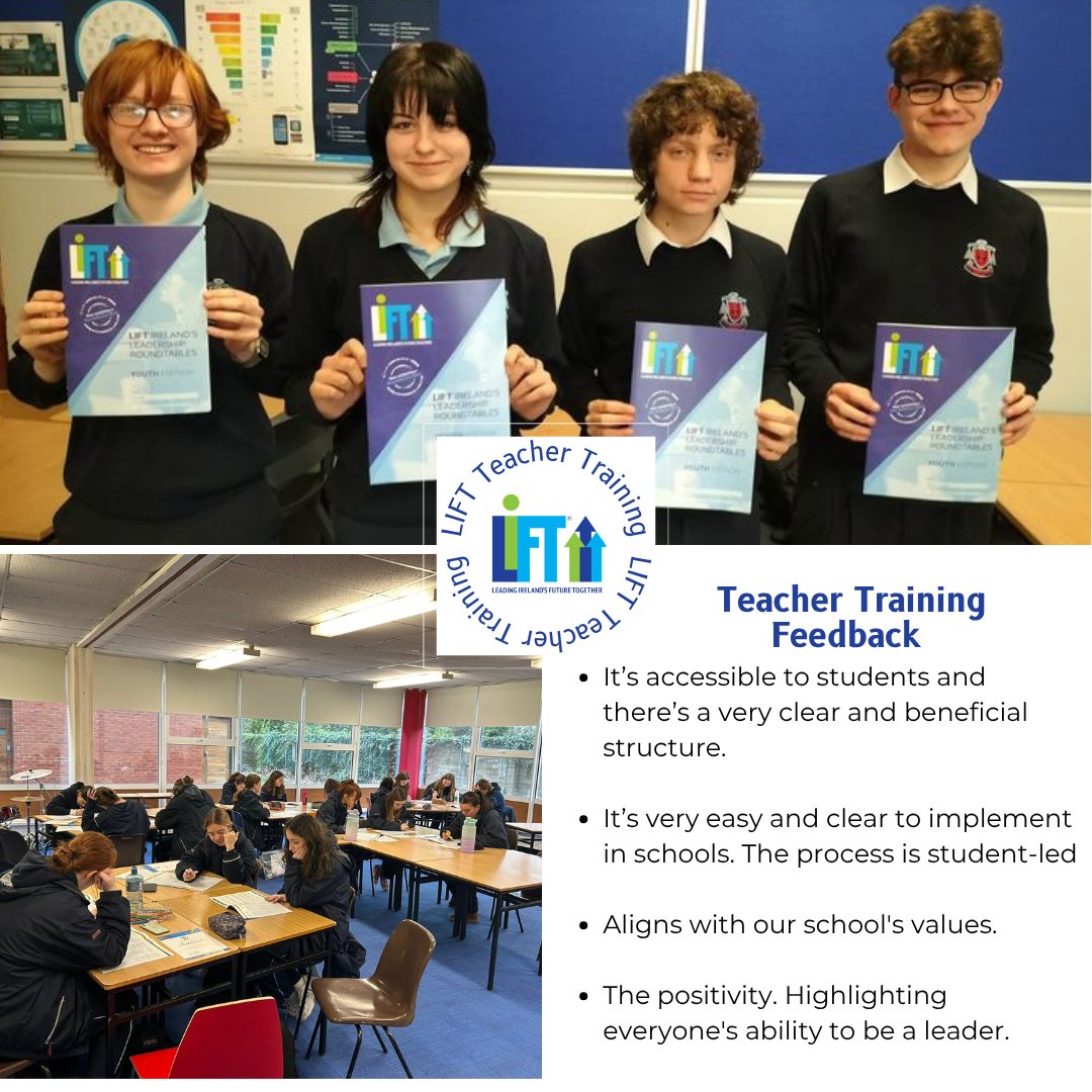 LiFTIreland's tweet photo. Are you a Teacher and would like to train up on how to bring LIFT to your students.  We have online Training next Tuesday 21st April.  Click here to sign up: https://t.co/SQF2TzSeyc https://t.co/OtHwKOjJFP