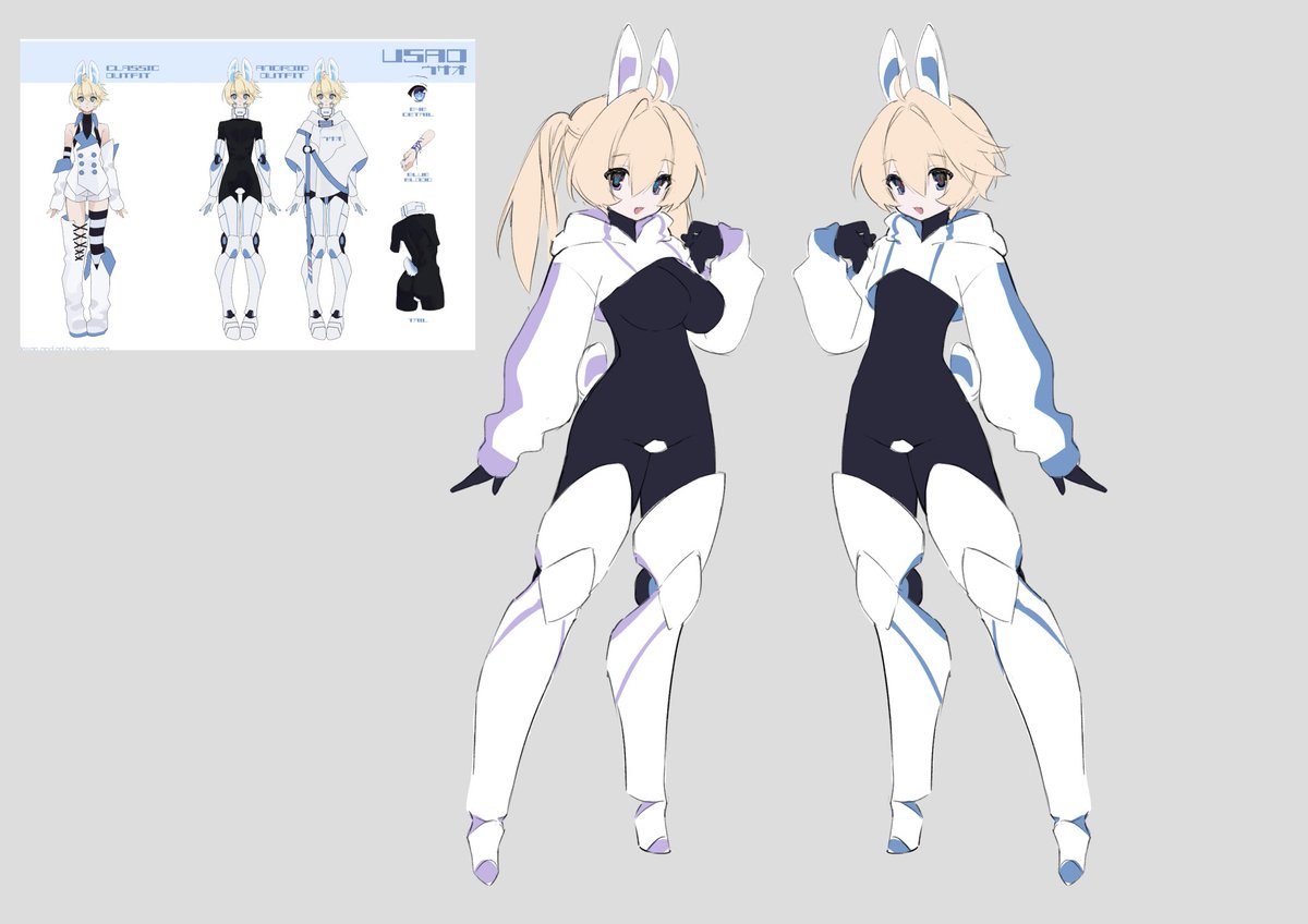 i had a stroke of brilliance yesterday for an oc design 😂 fem Usao, she ...