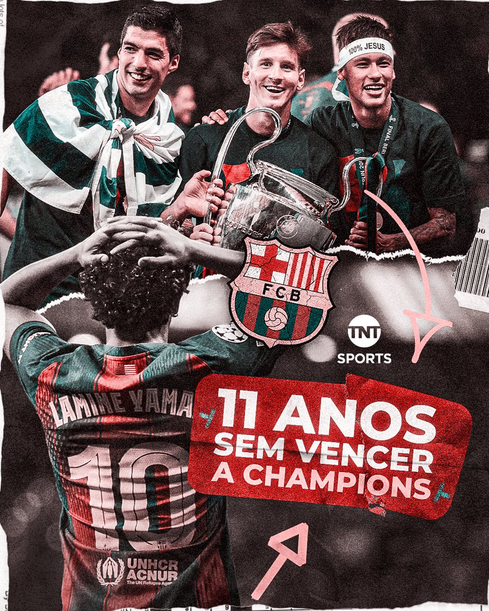 O TORCEDOR DO BARCELONA TÁ DESESPERADO POR UM TÍTULO DE CHAMPIONS LEAGUE! 🚨🥺 Com a eliminação contra o Atlético de Madrid, agora são 11 ANOS sem levantar a taça... Desde 2014/15, com o trio MSN... ❌😔

#MFM #CasaDaChampions #PósJogo