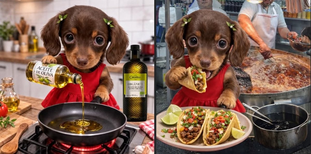 Yo en la casa cocinando con el mejor aceite / Yo en la calle comiendo aceite de carro