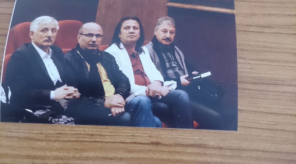 Millî Kütüphane'deki bir etkinlikte İbrahim Coşkun ve Cem Gürdal ile.