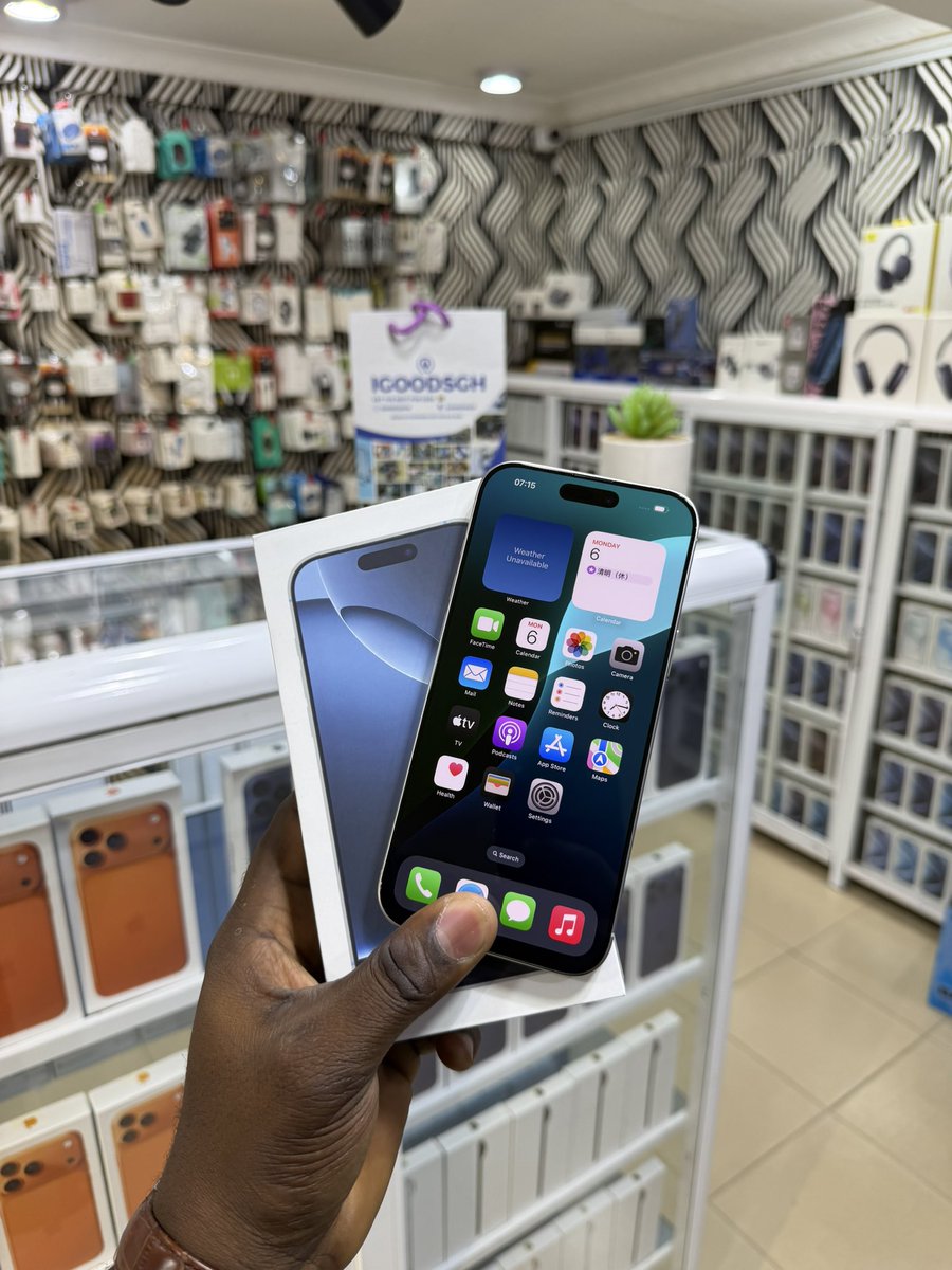 igoodsghana's tweet image. Falaa Deal

iPhone 16Pro Max 256Gb with Box and Cable
• Physical Sim • Fully Unlocked
• Battery Health: 98% CC; 290
• Literally New • Certified

🔥 Price: GHS 10,899Ghc ONLY

📞 Call/WhatsApp: 0209522979
📍 Location: Dansoman B. Opoku
🗺️ Search “Igoodsgh” on Google Maps