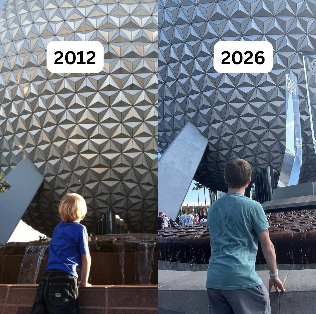 2012 to 2026 at Epcot