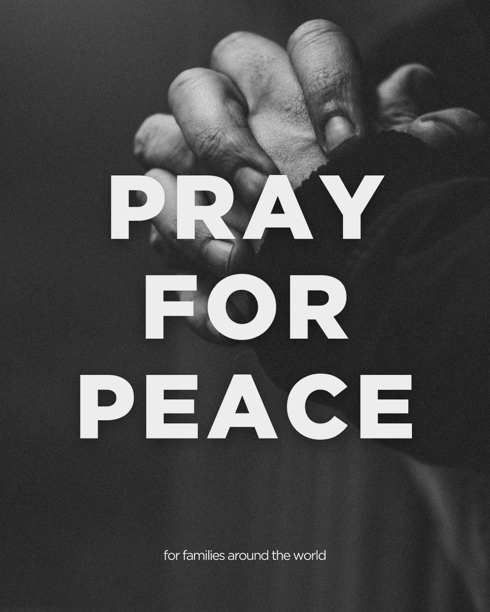 OCFamilyLife's tweet photo. We join the Holy Father Pope Leo XIV in praying for peace, especially for children &amp; families who are most impacted by violence and persecution in war torn areas. May we be instruments of peace, modeling mercy in our  Domestic Church and in the world.
#FamiliesforPeace https://t.co/SY8o4FSdbe